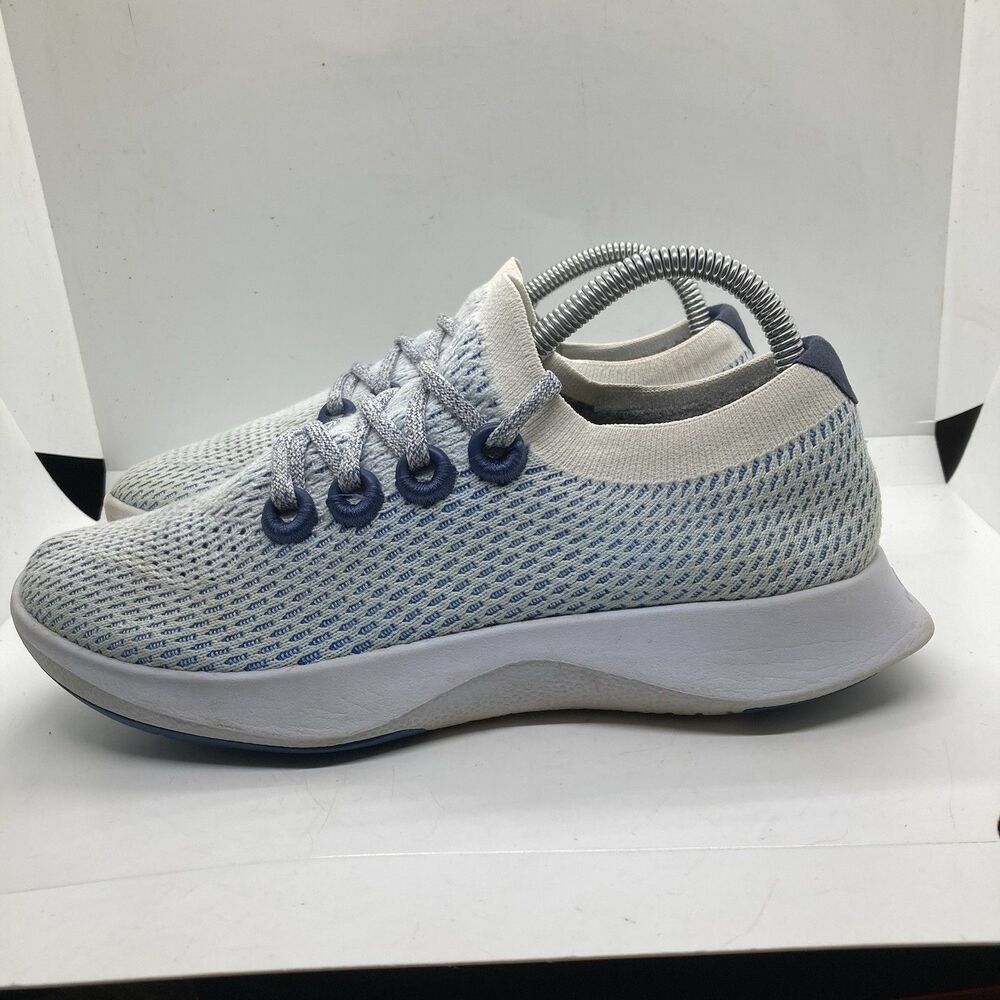 Allbirds Tree Dasher 1 Women size 8 Running Shoes Gray Geyser Blue